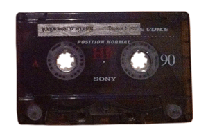 a cassette tape of a paysage d'hiver album